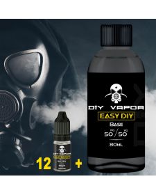 PACK 12mg | 50/50 | Easy Diy | 80ml + 12 EasyBoost